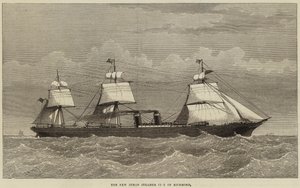 The New Inman Steamer City of Richmond by English School